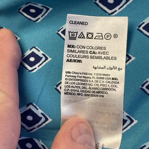 Chico's Career Jacket Womens 2 Large Button Up Overcoat Trench Business Casual - Picture 12 of 12